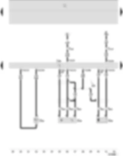 Wiring Diagram  SEAT IBIZA 2009 - Diesel direct injection system control unit - coolant temperature sender - needle lift sender - engine speed sender