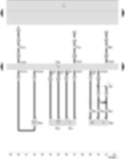 Wiring Diagram  SEAT IBIZA 2005 - Diesel direct injection system control unit - coolant temperature sender - intake manifold pressure sender - engine speed sender