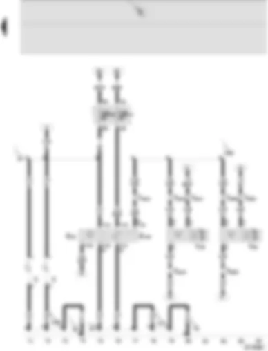 Wiring Diagram  SEAT IBIZA 2006 - Switches and instruments – lighting control - headlight range control adjuster - headlight range control motor