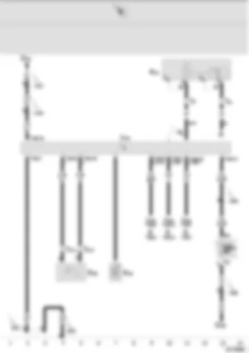 Wiring Diagram  SEAT IBIZA 2007 - Operating electronics control unit - telephone - mobile telephone - telephone microphone - radio/telephone aerial