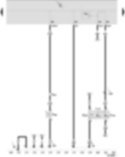 Wiring Diagram  SEAT IBIZA 2004 - Interior monitoring deactivation switch - bonnet contact switch - interior monitoring off warning lamp