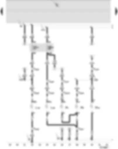 Wiring Diagram  SEAT IBIZA 2004 - Dipped beam bulb - left - main beam bulb - left - side light bulb - left - turn signal bulb - front left and side turn signal - left