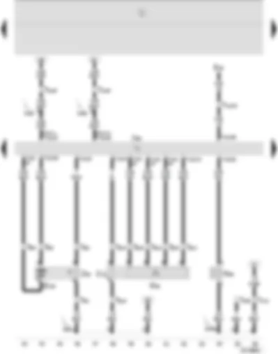 Wiring Diagram  SEAT IBIZA 2005 - Simos control unit - lambda probe - lambda probe after catalyst - activated charcoal filter system solenoid valve 1