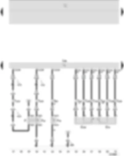 Wiring Diagram  SEAT IBIZA 2005 - 4MV injection system control unit - accelerator position sender - brake pedal switch - clutch pedal switch