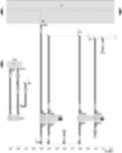Wiring Diagram  SEAT IBIZA 2005 - 4MV injection system control unit - knock sensor 1 - fuel pump relay - fuel supply relay