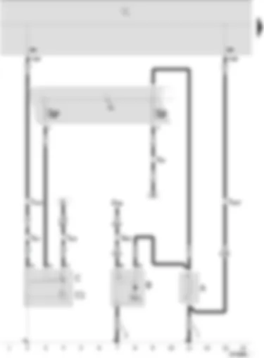 Wiring Diagram  SEAT IBIZA 2008 - Battery - starter - alternator - voltage regulator - fuse box / battery