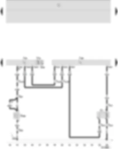 Wiring Diagram  SEAT IBIZA 2005 - Radiator fan control unit - air conditioning system control unit - radiator fan