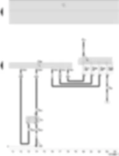 Wiring Diagram  SEAT IBIZA 2005 - Radiator fan control unit - radiator fan