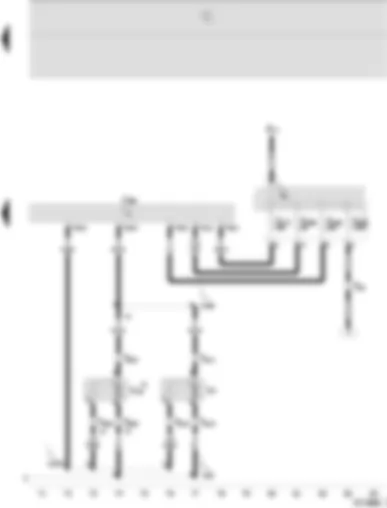 Wiring Diagram  SEAT IBIZA 2009 - Radiator fan control unit - radiator fan - radiator fan - right