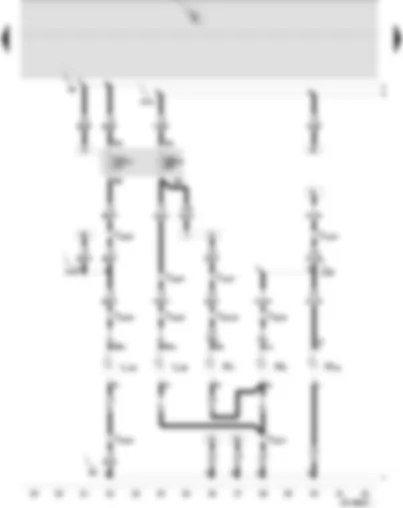 Wiring Diagram  SEAT IBIZA 2005 - Dipped beam bulb - left - main beam bulb - left - side light bulb - left - turn signal bulb - front left and side turn signal - left