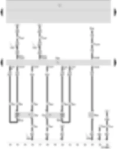Wiring Diagram  SEAT IBIZA 2005 - Simos control unit - lambda probe - lambda probe after catalytic converter - activated charcoal filter system solenoid valve 1