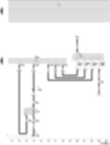 Wiring Diagram  SEAT IBIZA 2008 - Radiator fan control unit - radiator fan