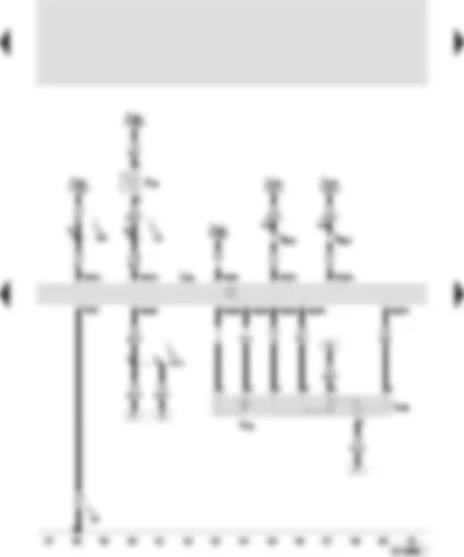 Wiring Diagram  SEAT IBIZA 2001 - Simos control unit - throttle valve control unit - throttle valve positioner