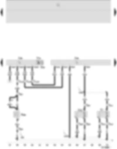 Wiring Diagram  SEAT IBIZA 2002 - Climatronic control unit - radiator fan control unit - radiator fan - radiator fan right