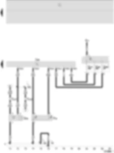 Wiring Diagram  SEAT IBIZA 2002 - Radiator fan control unit - radiator fan thermo-switch - high pressure sender
