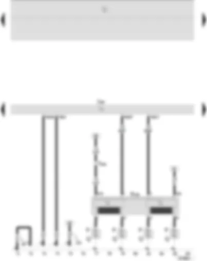 Wiring Diagram  SEAT IBIZA 2005 - Motronic control unit - ignition transformer - spark plugs - spark plug connector