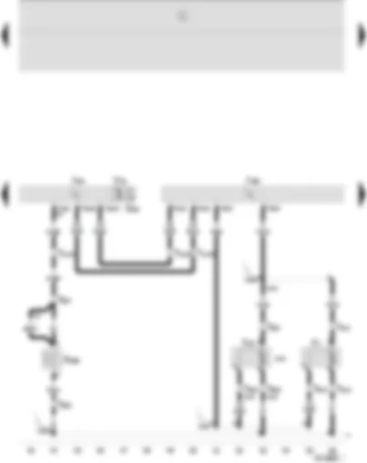 Wiring Diagram  SEAT IBIZA 2007 - Radiator fan control unit - high pressure sender - radiator fan thermo–switch