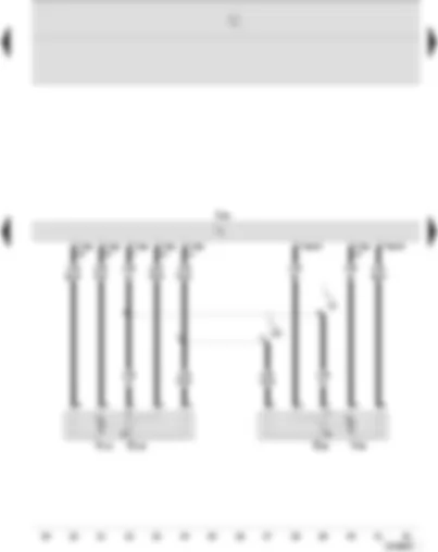 Wiring Diagram  SEAT IBIZA 2007 - Air conditioning system control unit - potentiometer for temperature flap control motor - temperature flap control motor - air recirculation flap control motor
