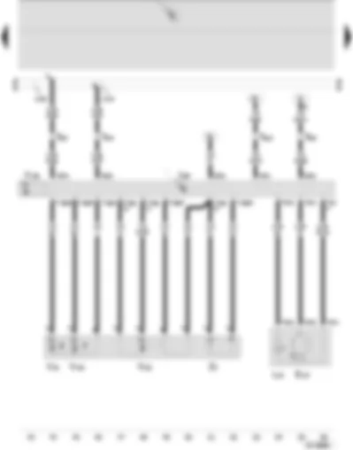 Wiring Diagram  SEAT IBIZA 2002 - Door control unit front passenger