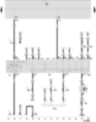 Wiring Diagram  SEAT IBIZA 2002 - Lighting switch - front and rear fog light switch - terminal 30 junction box