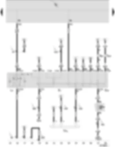 Wiring Diagram  SEAT IBIZA 2002 - Lighting switch - front and rear fog light switch - terminal 30 junction box
