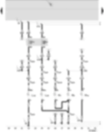 Wiring Diagram  SEAT IBIZA 2002 - Dipped beam bulb - left - main beam bulb - left - side light bulb - left - turn signal bulb - front left and side turn signal - left