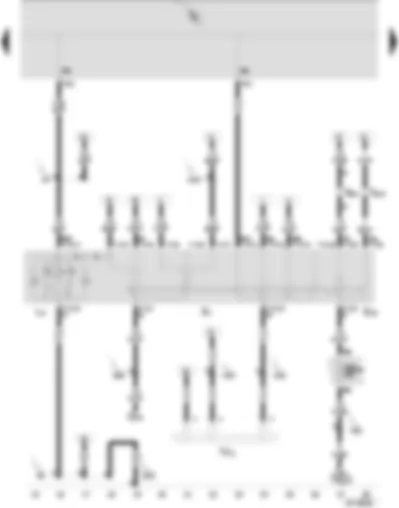 Wiring Diagram  SEAT IBIZA 2002 - Lighting switch - front and rear fog light switch - terminal 30 junction box