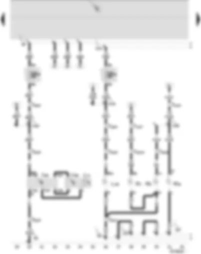 Wiring Diagram  SEAT IBIZA 2003 - Left gas discharge lamp - main beam bulb - left - side light bulb - left - turn signal bulb - front left - side turn signal bulb - left