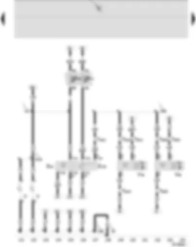 Wiring Diagram  SEAT IBIZA 2003 - Switches and instruments - lighting control - headlight range control adjuster - headlight range control motor - left - headlight range control motor - right