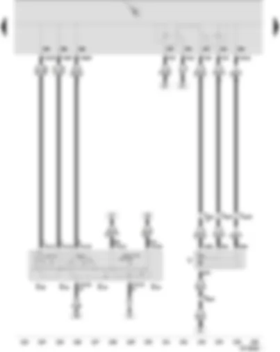Wiring Diagram  SEAT IBIZA 2003 - Intermittent wiper switch - intermittent wiper control - rear wiper switch - windscreen wiper motor