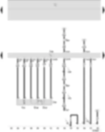 Wiring Diagram  SEAT IBIZA 2004 - 4MV control unit (injection system) - throttle valve control unit