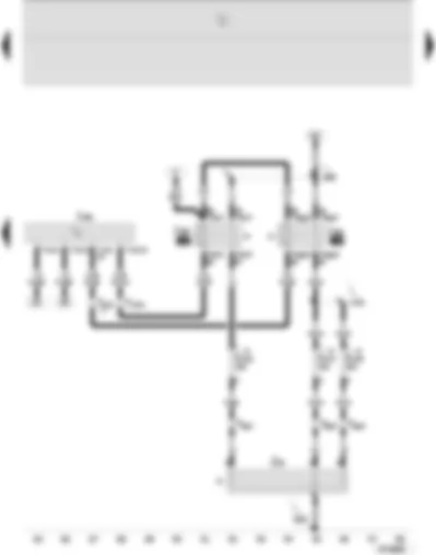 Wiring Diagram  SEAT IBIZA 2003 - Diesel direct injection system control unit - high heat output relay - low heat output relay - additional heating heater element