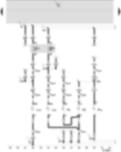 Wiring Diagram  SEAT IBIZA 2003 - Dipped beam bulb - left - main beam bulb - left - side light bulb - left - turn signal bulb - front left and side turn signal - left