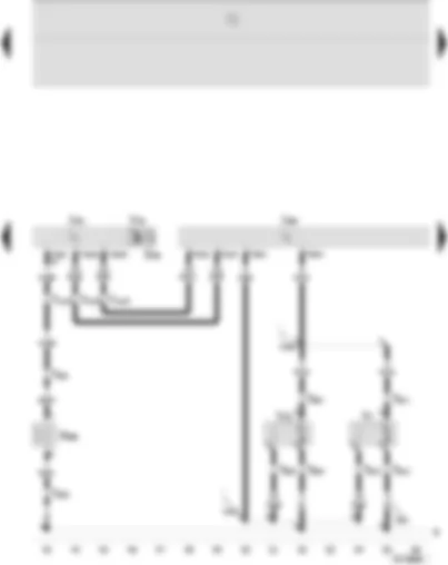 Wiring Diagram  SEAT IBIZA 2003 - Radiator fan control unit - radiator fan - radiator fan - right
