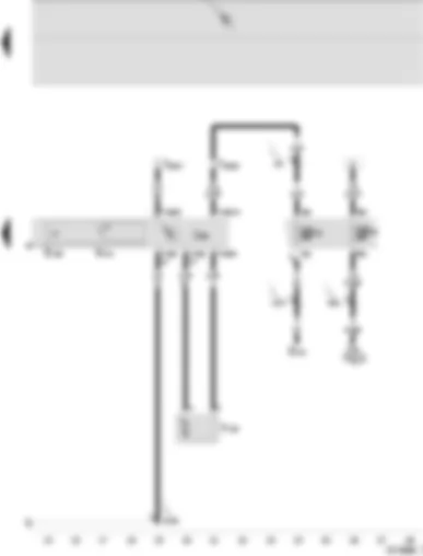 Wiring Diagram  SEAT IBIZA 2005 - Fresh/recirculating air flap control unit - fresh/recirculating air flap control motor - fresh/recirculating air flap switch