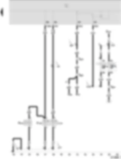 Wiring Diagram  SEAT IBIZA 2003 - Selector lever position P/N warning lamp - selector lever lock solenoid - selector lever display illumination