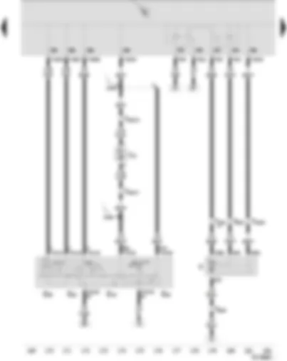 Wiring Diagram  SEAT IBIZA 2004 - Intermittent wiper switch - intermittent wiper control - rear wiper switch - windscreen wiper motor