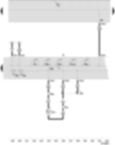 Wiring Diagram  SEAT IBIZA 2004 - Control unit with display in dash panel insert - ambient temperature sensor