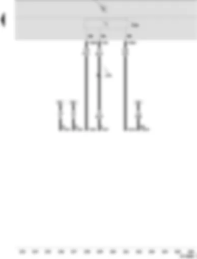 Wiring Diagram  SEAT IBIZA 2004 - Connector for diagnosis connection