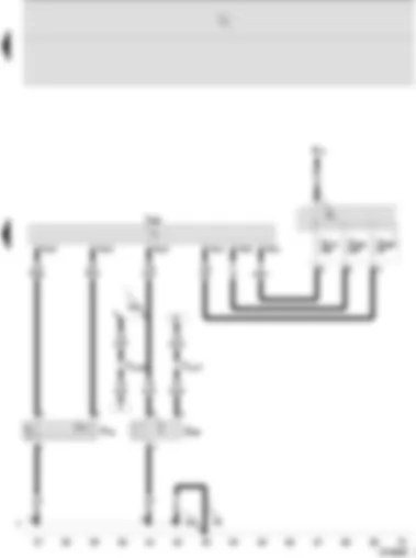 Wiring Diagram  SEAT IBIZA 2002 - Radiator fan control unit - high pressure sender - radiator fan thermo-switch