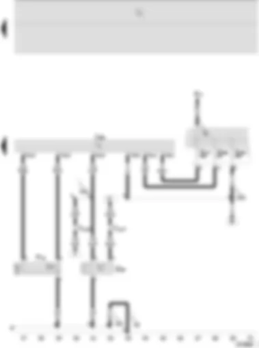 Wiring Diagram  SEAT IBIZA 2002 - Radiator fan control unit - radiator fan thermo-switch - high pressure sender
