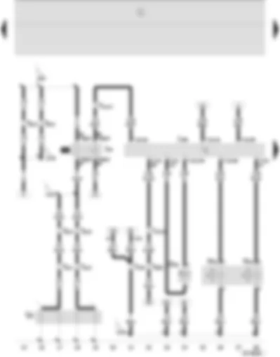 Wiring Diagram  SEAT IBIZA 2006 - Diesel direct injection system control unit - coolant temperature sender - glow plug relay - engine glow plug - exhaust gas recirculation valve