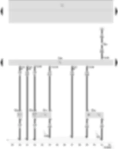 Wiring Diagram  SEAT IBIZA 2008 - 4TV injection system control unit - coolant temperature sender - intake manifold pressure sender