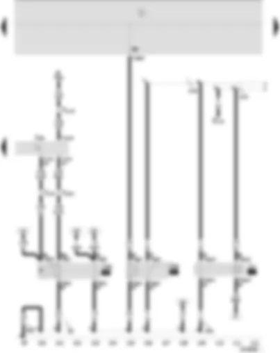 Wiring Diagram  SEAT IBIZA 2007 - Control unit with display for radio and navigation system - aerial - GPS aerial - radio - telephone and auxiliary heater aerial