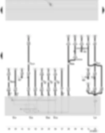 Wiring Diagram  SEAT IBIZA 2009 - Mirror adjustment switch - exterior mirror heater button - mirror fold-in feature system switch