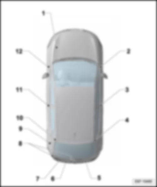 SEAT IBIZA 2012 Перечень колодок разъёмов