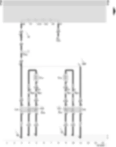 Wiring Diagram  SEAT INCA 2003 - Front left electric window switch - front right electric window switch - left electric window motor - right electric window motor