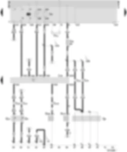 Wiring Diagram  SEAT INCA 2002 - Coolant temperature sender - engine temperature sender - automatic glow period control unit - glow plugs (engine)