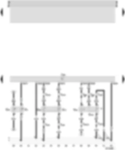 Wiring Diagram  SEAT INCA 2001 - Motronic control unit - coolant temperature sender - intake air temperature sender - intake manifold pressure sender