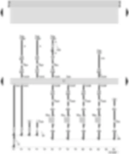 Wiring Diagram  SEAT INCA 2001 - Control unit for Marelli 4LV (injection system) - cylinder 1 injector - cylinder 2 injector - cylinder 3 injector - cylinder 4 injector